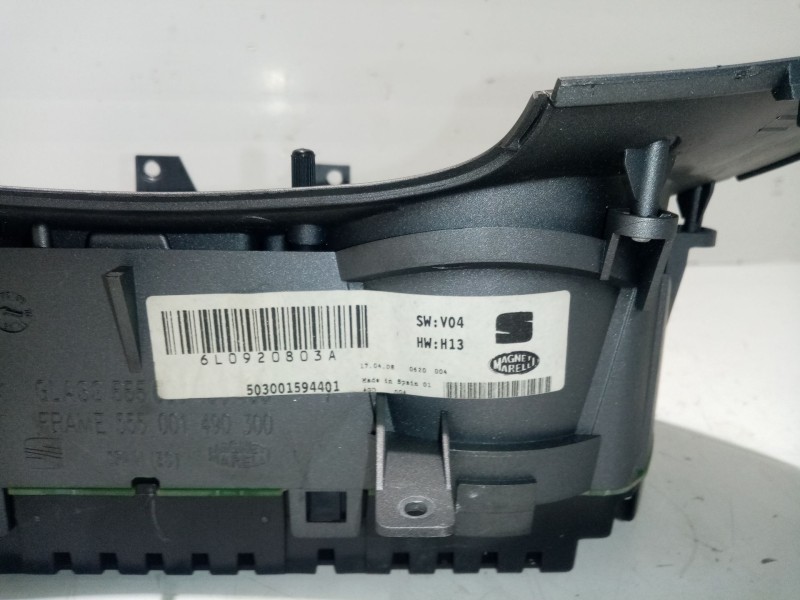 Recambio de cuadro instrumentos para seat ibiza iii (6l1) 1.9 tdi referencia OEM IAM 6L0920803A  