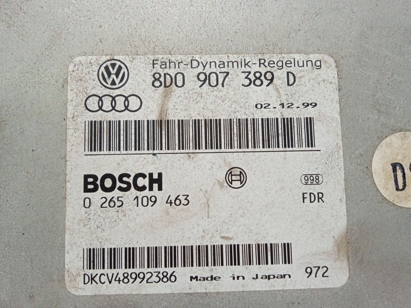 Recambio de modulo electronico para audi a4 b5 (8d2) 1.9 tdi referencia OEM IAM 8D0907389D 0265109463 