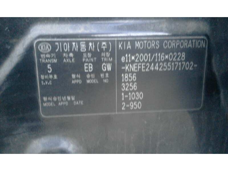 kia cerato 2.0 ex crdi familiar (5-ptas.)   |   05.04 - 12.07 | 2004 - 2007 | 113 cv / 83 kw del año 2004