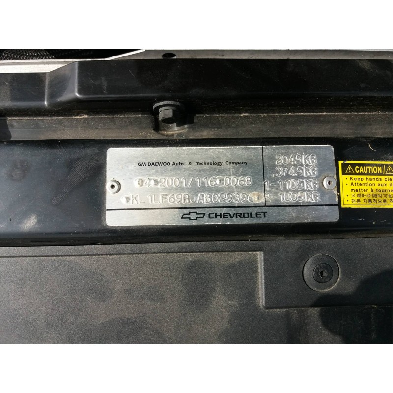 chevrolet epica 2.0 diesel cat   |   0.06 - 0.11 | 2006 - 2011 | 150 cv / 110 kw del año 2006