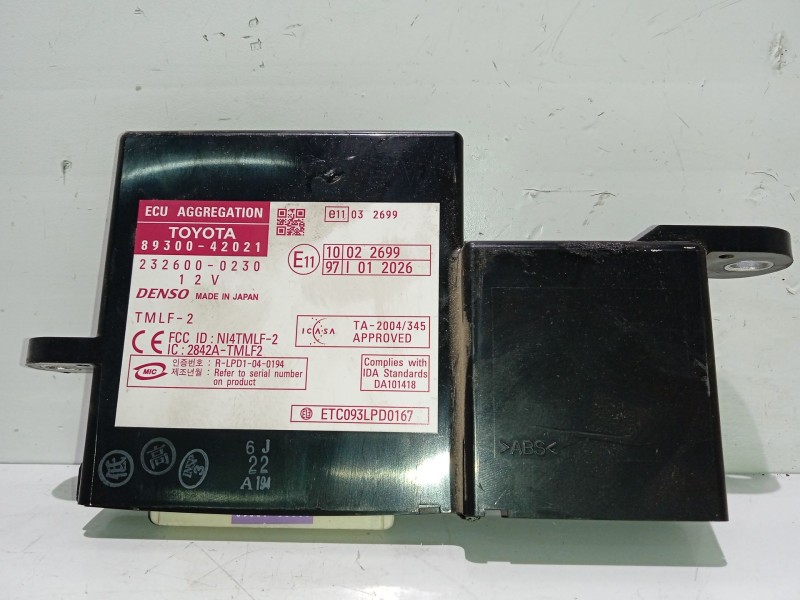 Recambio de modulo electronico para toyota rav 4 iii (_a3_) 2.2 d 4wd (ala30_) referencia OEM IAM 8930042021  