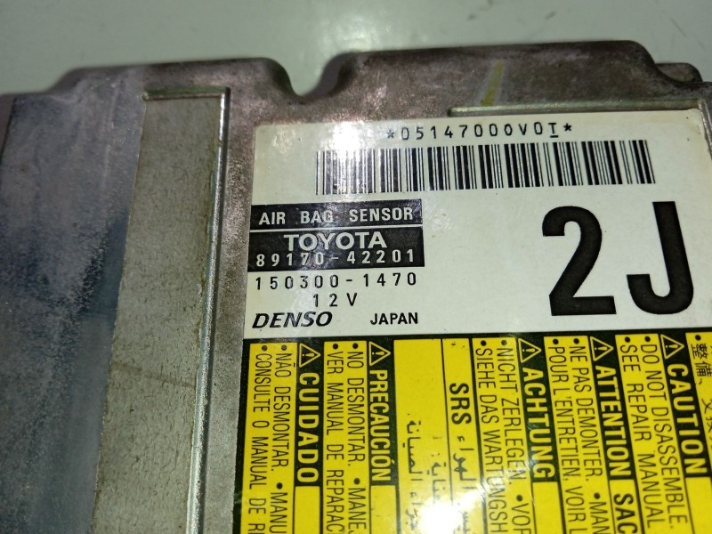 Recambio de centralita airbag para toyota rav 4 iii (_a3_) 2.2 d 4wd (ala30_) referencia OEM IAM 8917042201 1503001470 