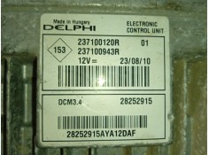 Recambio de centralita motor uce para renault megane iii berlina 5 p 1.5 dci diesel cat referencia OEM IAM 237100120R 237100943R 2