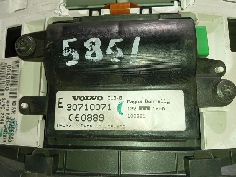Recambio de cuadro instrumentos para volvo s40 ii (544) 2.0 d referencia OEM IAM 30710071 69594880T 
