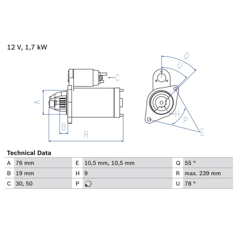 Recambio de motor de arranque para opel astra g hatchback (t98) 1.6 16v (f08, f48) referencia OEM IAM 6202065 0986019960 9317717