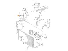 Recambio de tubos aire acondicionado para audi a3 (8l1) 1.9 tdi referencia OEM IAM 1J1820743J  