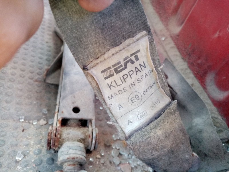 Recambio de cinturon seguridad delantero izquierdo para seat terra (24) 1.4 d referencia OEM IAM   
