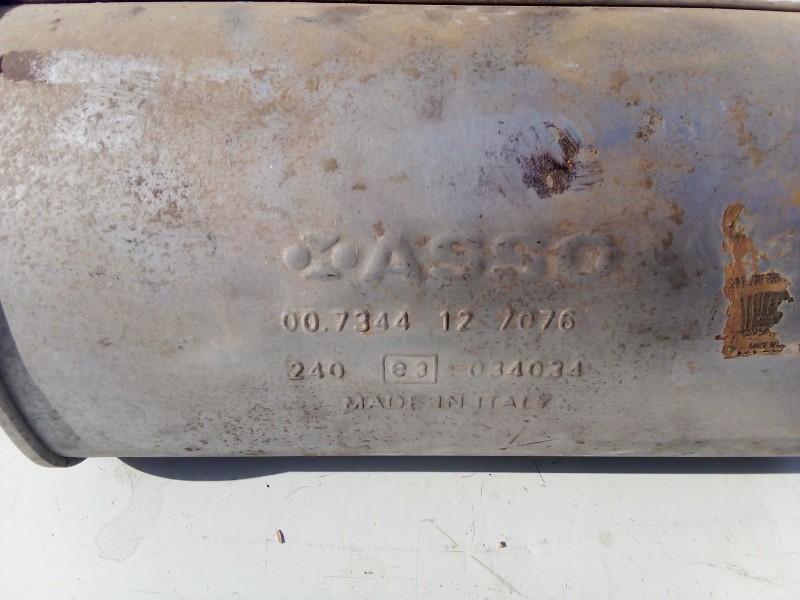 Recambio de tubo escape trasero para fiat punto berlina referencia OEM IAM 007344127076  