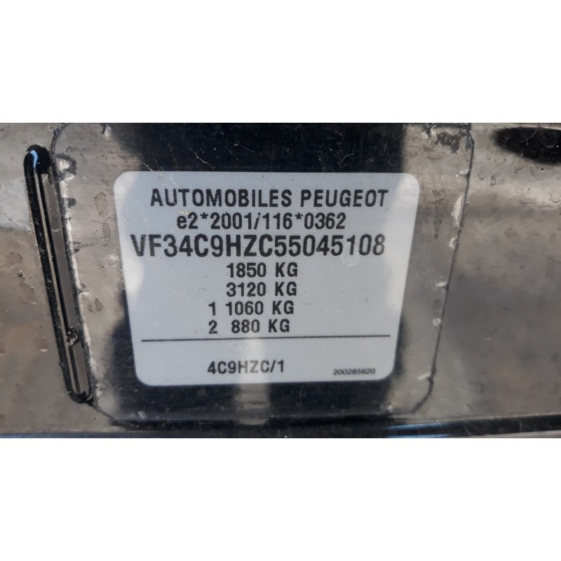 peugeot 308 1.6 hdi fap cat (9hz / dv6ted4)   |   0.07 - ... | 2007 | 109 cv / 80 kw del año 2007
