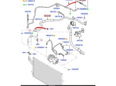 Recambio de tubos aire acondicionado para ford focus ii (da_, hcp, dp) 1.6 referencia OEM IAM 1742126 1741659 