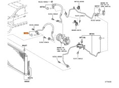 Recambio de tubos aire acondicionado para toyota rav 4 iii (_a3_) 2.2 d 4wd (ala30_) referencia OEM IAM 8870342120  