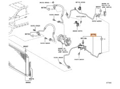 Recambio de tubos aire acondicionado para toyota rav 4 iii (_a3_) 2.2 d 4wd (ala30_) referencia OEM IAM 8870642370  