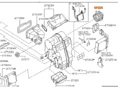 Recambio de motor calefaccion para nissan micra iii (k12) 1.2 16v referencia OEM IAM 27226AX105  