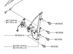 Recambio de elevalunas delantero izquierdo para nissan micra iii (k12) 1.2 16v referencia OEM IAM 80701BC600  