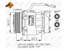 Recambio de compresor aire acondicionado para peugeot 106 ii (1a_, 1c_) 1.5 d referencia OEM IAM 6453GC ACP365000S 32219G