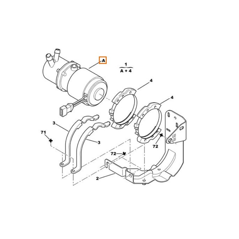 Recambio de bomba direccion para peugeot 106 ii (1a_, 1c_) 1.5 d referencia OEM IAM 40079C  