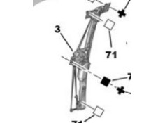 Recambio de elevalunas delantero derecho para peugeot 207/207+ (wa_, wc_) 1.4 referencia OEM IAM 9222X0  