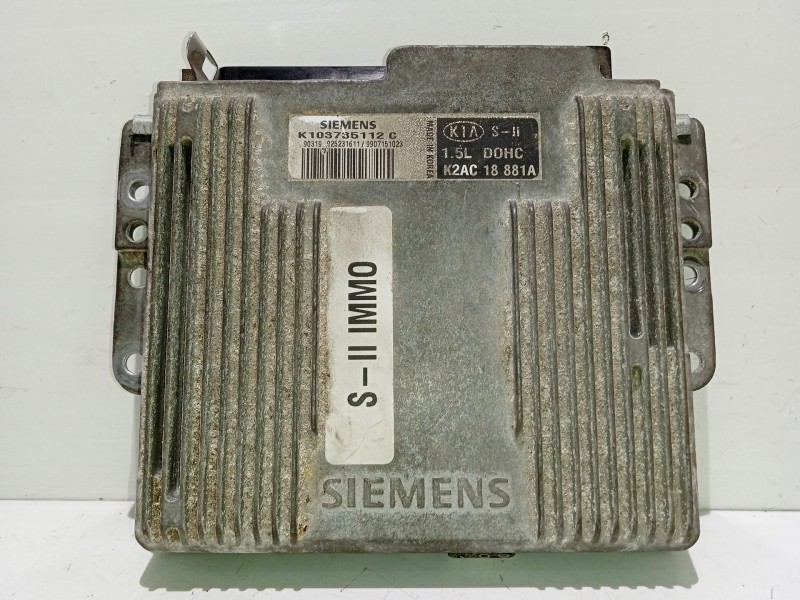 Recambio de centralita motor uce para kia sephia sedán (fa) 1.5 i referencia OEM IAM K2AC18881A  