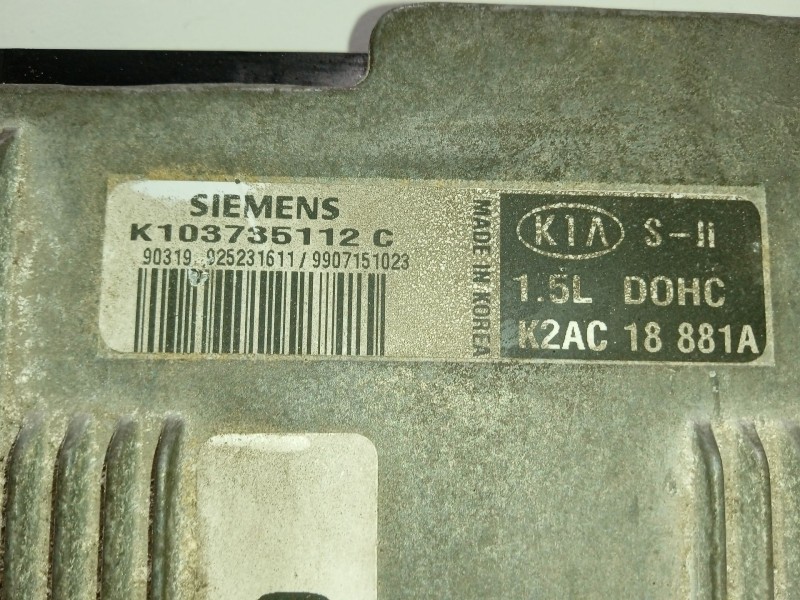 Recambio de centralita motor uce para kia sephia sedán (fa) 1.5 i referencia OEM IAM K2AC18881A  