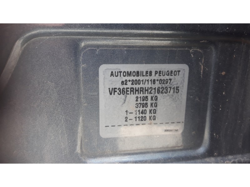 peugeot 407 sw 2.0 16v hdi fap cat (rhr / dw10bted4)   |   0.04 - ... | 2004 | 136 cv / 100 kw del año 2004