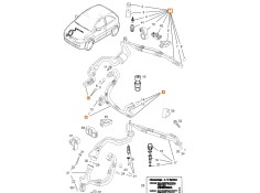 Recambio de tubos aire acondicionado para opel corsa c (x01) 1.3 cdti (f08, f68) referencia OEM IAM 6850687 6850683 