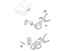 Recambio de elevalunas delantero derecho para opel corsa c (x01) 1.3 cdti (f08, f68) referencia OEM IAM 5140036  