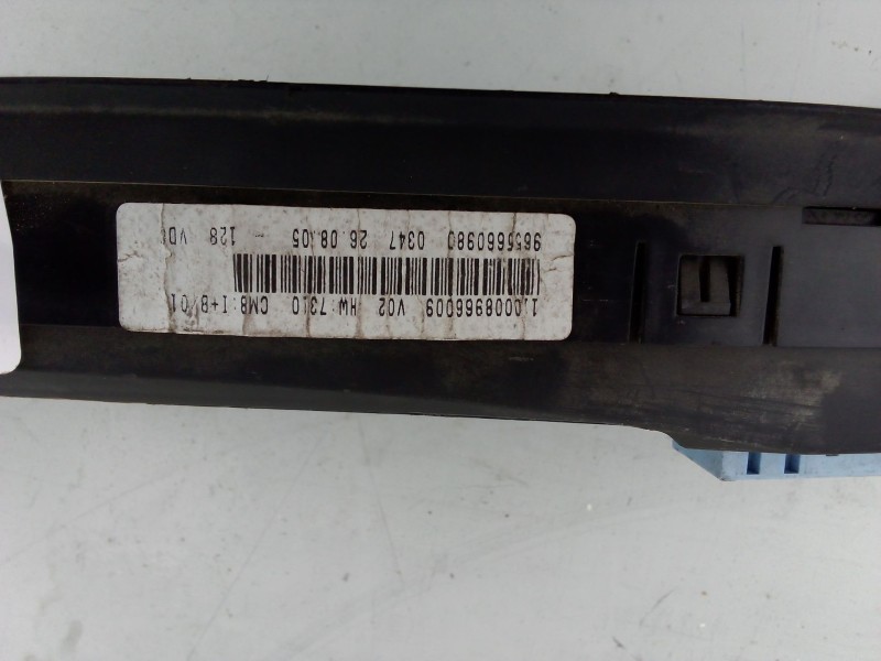 Recambio de cuadro instrumentos para citroën xsara (n1) 2.0 hdi 90 referencia OEM IAM 9655660980  