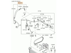 Recambio de tubos aire acondicionado para kia picanto i (sa) 1.1 referencia OEM IAM 9776307100  