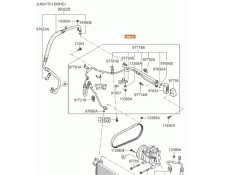 Recambio de tubos aire acondicionado para kia picanto i (sa) 1.1 referencia OEM IAM 9775907102  