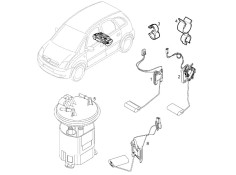 Recambio de aforador para opel meriva a monospace (x03) 1.4 16v twinport (e75) referencia OEM IAM 802308  