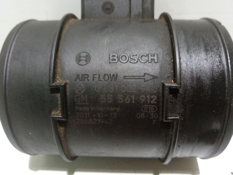 Recambio de caudalimetro para opel astra j (p10) 1.7 cdti (68) referencia OEM IAM 55561912 0281002940 