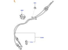 Recambio de varillaje cambio para ford fusion (ju_) 1.4 tdci referencia OEM IAM 1489301  