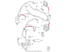 Recambio de tubos aire acondicionado para ford mondeo iii (b5y) 2.0 tdci referencia OEM IAM 1357242 1121709 1139417