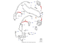 Recambio de tubos aire acondicionado para ford mondeo iii (b5y) 2.0 tdci referencia OEM IAM 1313504 1121704 1121706