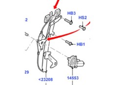 Recambio de elevalunas delantero derecho para ford fusion (ju_) 1.4 tdci referencia OEM IAM 1554229  