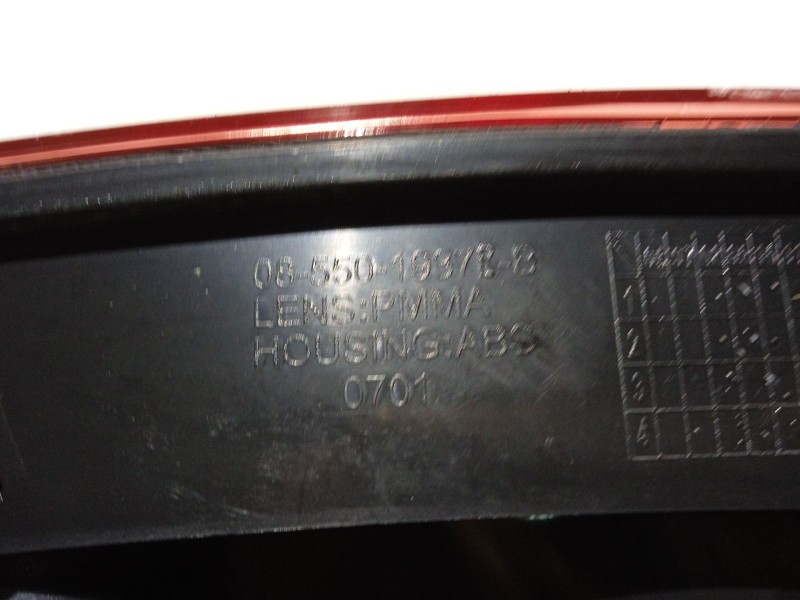 Recambio de piloto trasero derecho para peugeot 407 (6d_) 1.8 (6d6fzb) referencia OEM IAM 085501937RB  
