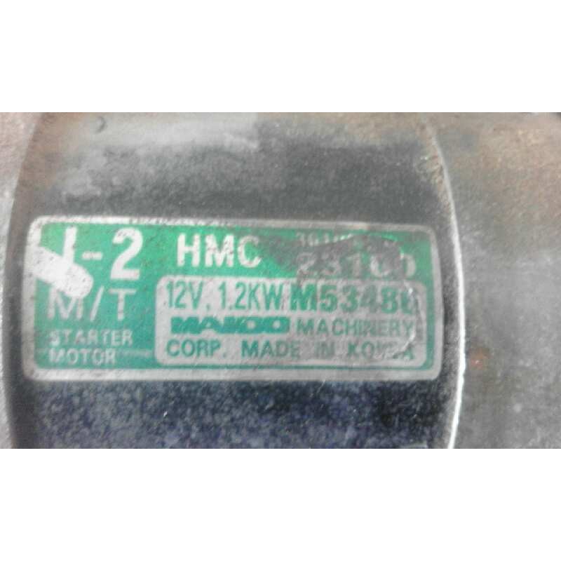 Recambio de motor arranque para hyundai coupe (j2)    |   0.96 - 0.99 | 1996 - 1999 referencia OEM IAM   