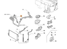 Recambio de tubos aire acondicionado para lancia lybra berlina referencia OEM IAM 51706987  