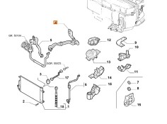 Recambio de tubos aire acondicionado para lancia lybra berlina referencia OEM IAM 46544130  