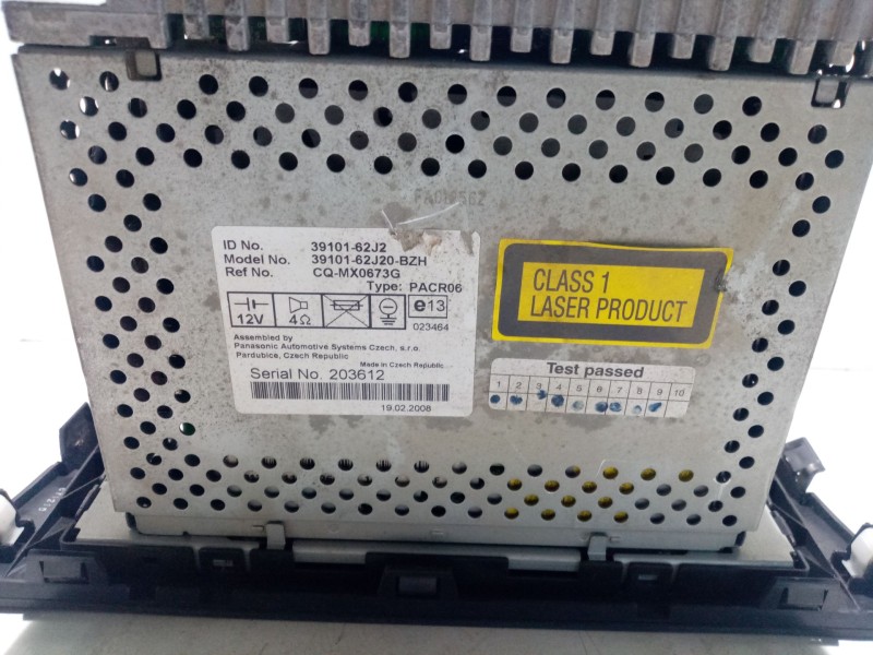 Recambio de sistema audio / radio cd para suzuki swift berlina (mz) gl referencia OEM IAM 3910162J2  3910162J20BZM