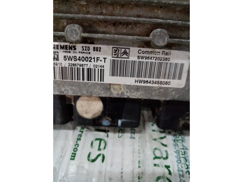 Recambio de centralita motor uce para  referencia OEM IAM 5WS40021F-T  