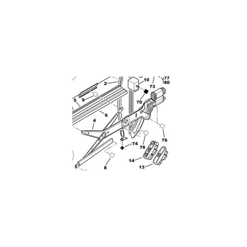 Recambio de elevalunas delantero derecho para peugeot 406 coupé (8c) 2.0 16v referencia OEM IAM 9222A7  