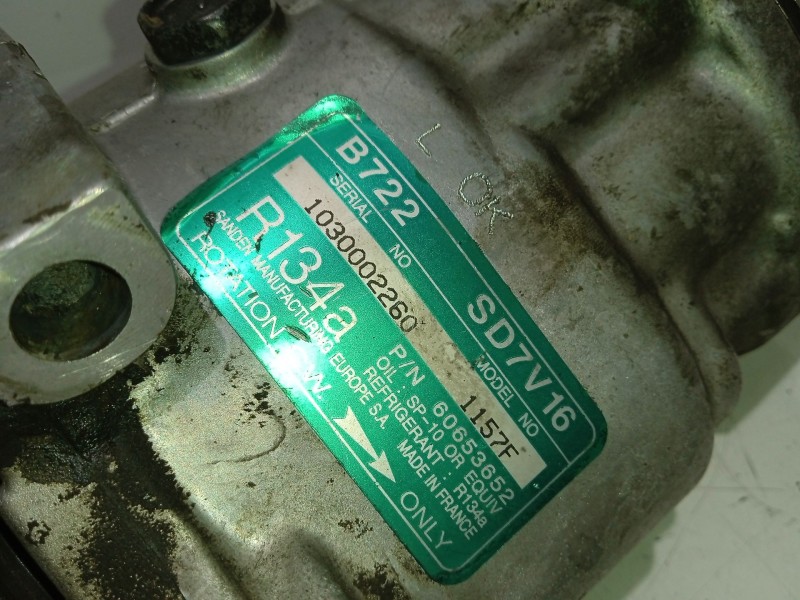 Recambio de compresor aire acondicionado para lancia lybra berlina referencia OEM IAM 60814396 1030002260 