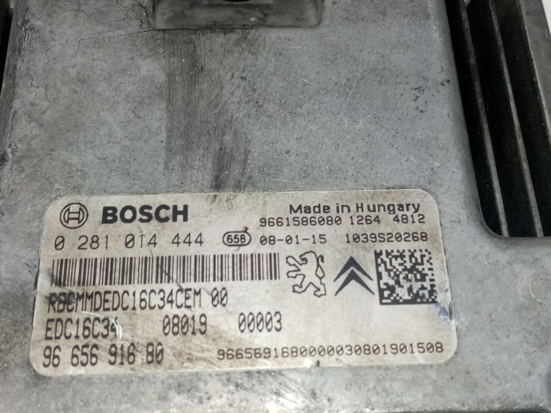 Recambio de centralita motor uce para peugeot bipper 1.4 hdi referencia OEM IAM 0281014444  9665691680