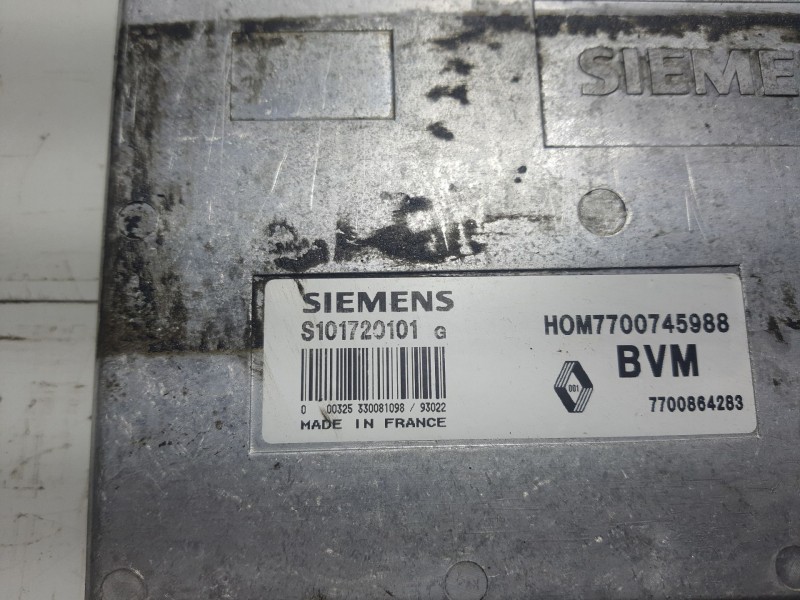 Recambio de modulo electronico para renault safrane (b54) 2.2 cat referencia OEM IAM 7700864283 S101720101 HOM7700745988