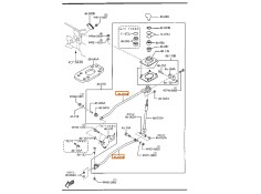 Recambio de varillaje cambio para mazda 626 v hatchback (gf) 2.0 td (gffp) referencia OEM IAM GJ1L46060 GJ1L46020 