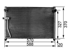 Recambio de condensador / radiador a/a para mazda 626 v hatchback (gf) 2.0 td (gffp) referencia OEM IAM L4800GE4TC GE4T61480A 