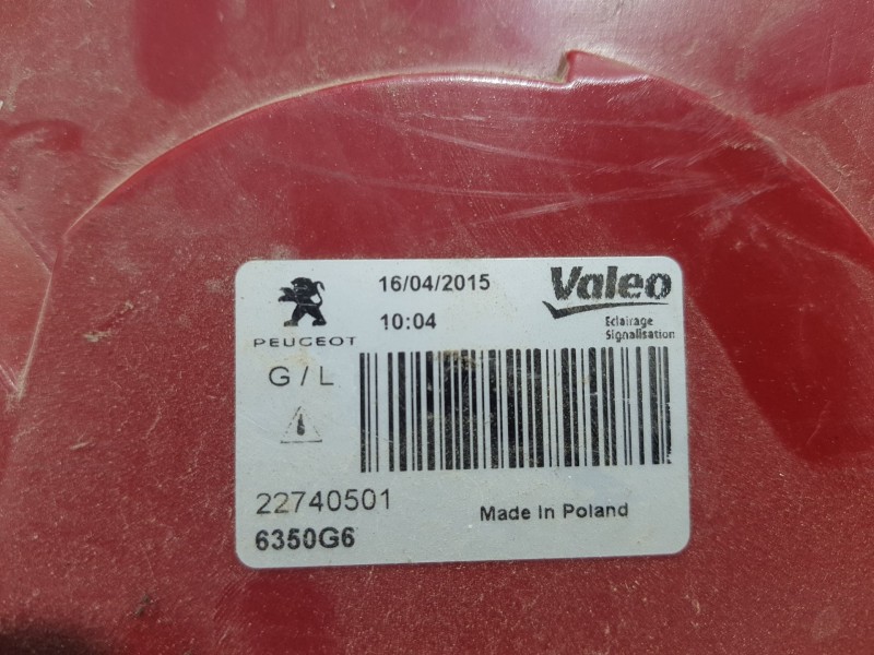 Recambio de piloto trasero izquierdo para peugeot 106 (s2) 1.1 referencia OEM IAM 6350G6 22740501 