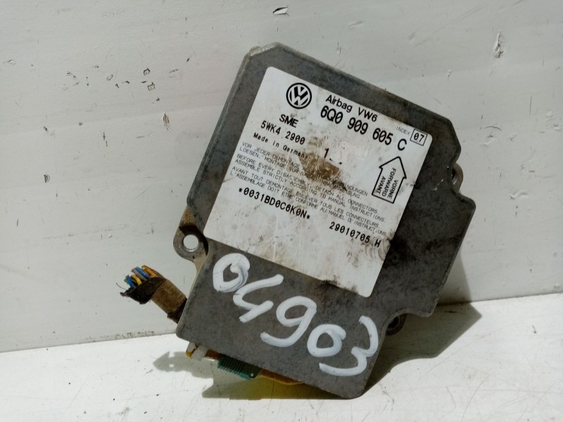 Recambio de centralita airbag para volkswagen passat berlina (3b3) referencia OEM IAM  6Q0909605C 