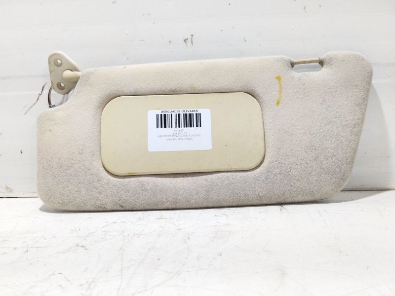 Recambio de parasol izquierdo para mercedes-benz clase m (w163) 320 (163.154) referencia OEM IAM 1638100110  